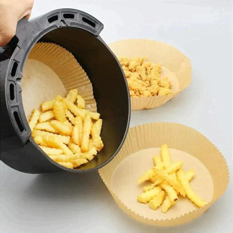 Forro De Papel Airfryer Tapete Forma Antiaderente 50 Unidades Descartaveis - Neoshop