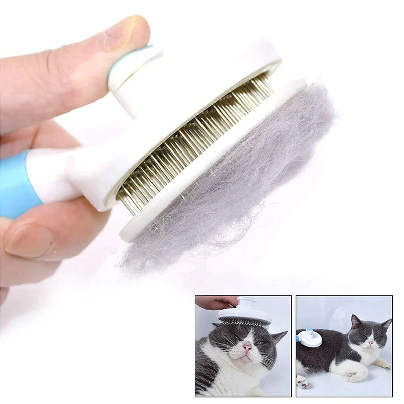 Rasqueadeira Removedor Tira Pelos Pet Animais Gato Cachorro - Neoshop