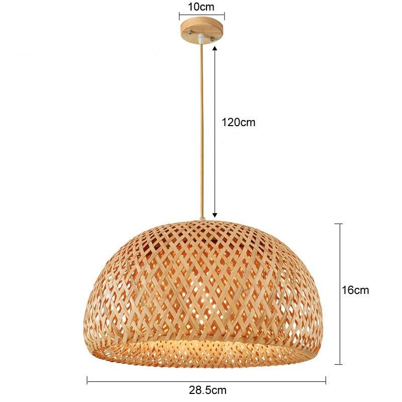 Luminária de Bambu Artesanal Para Casa - Neoshop