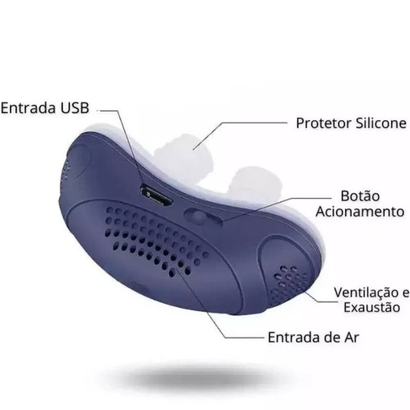 Anti Ronco Elétrico Mini Cpap - Aprovado pelos especialistas da CHEGA DE RONCO. - Neoshop