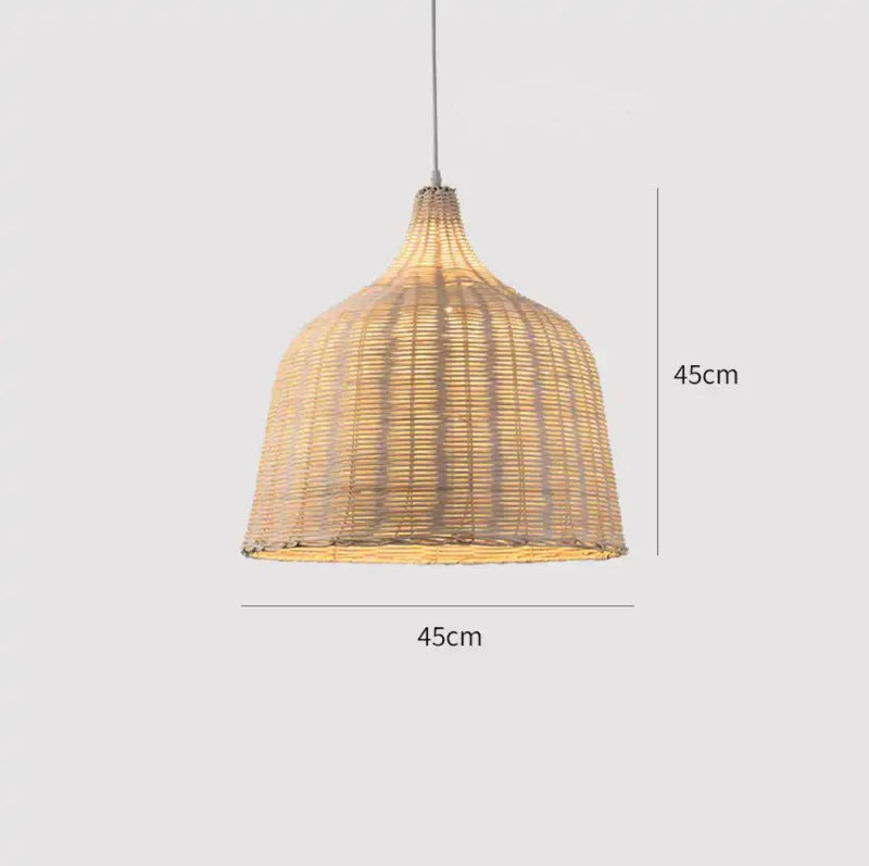 Luminária de Bambu Artesanal Para Casa - Neoshop